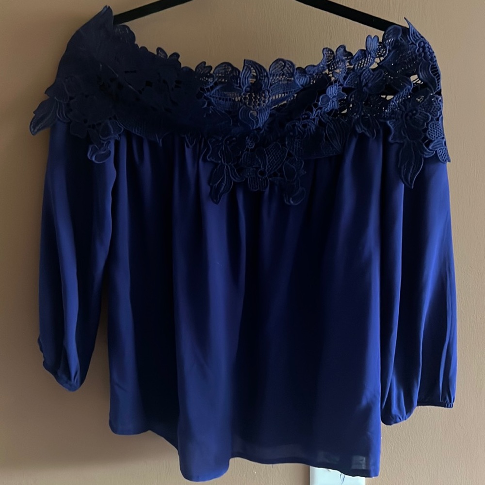 Like new, off the shoulder Allison Joy, medium top.